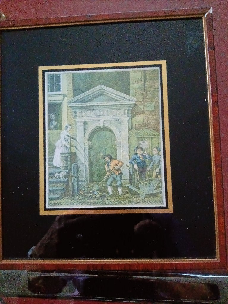 Kunstwerk van Hermanus Petrus Schouten, Antiek en Kunst, Kunst | Tekeningen en Foto's, Ophalen of Verzenden, Ingelijst