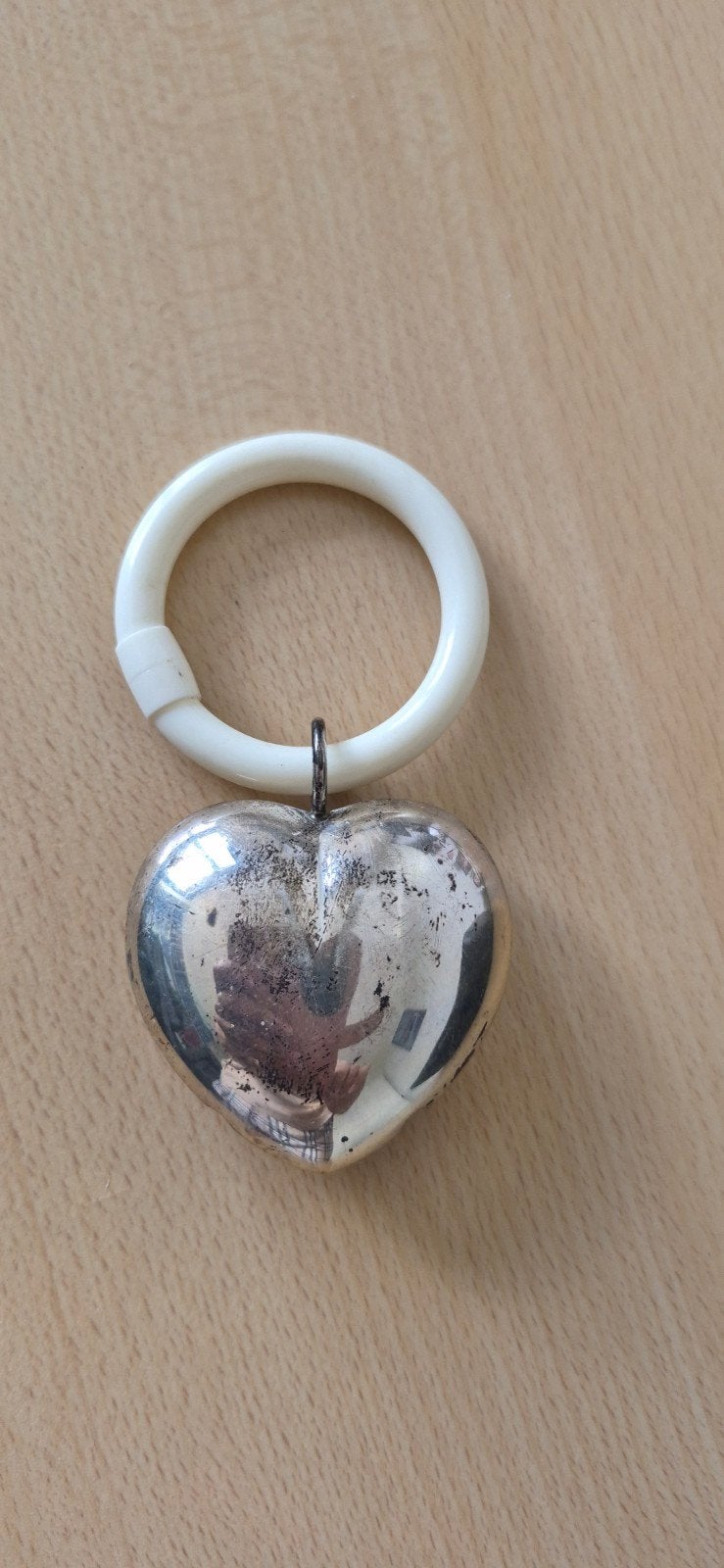 Zilveren rammelaar ( met zilvermerk ), Ophalen of Verzenden, Zilver