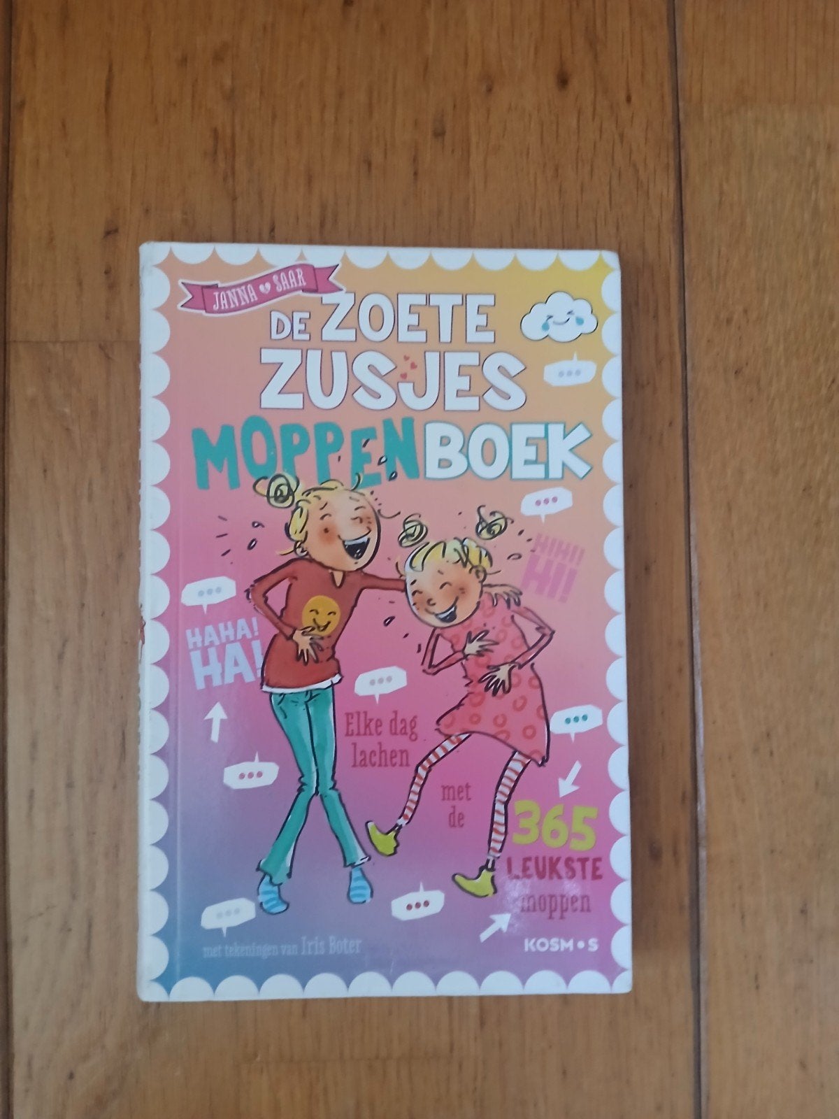 De Zoete Zusjes Moppenboek - Elke dag lachen!, Ophalen, Zo goed als nieuw, Janna & Saar, Fictie