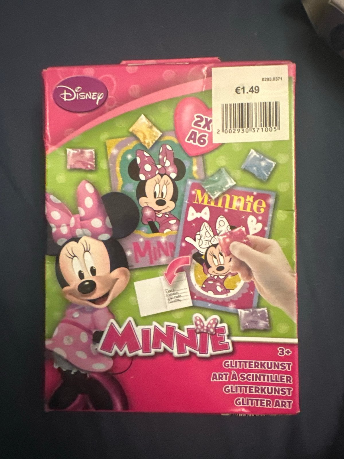 Disney Minnie Glitterkunst knutselset - Nieuw en ongeopend, Ophalen, Nieuw, Knutselen