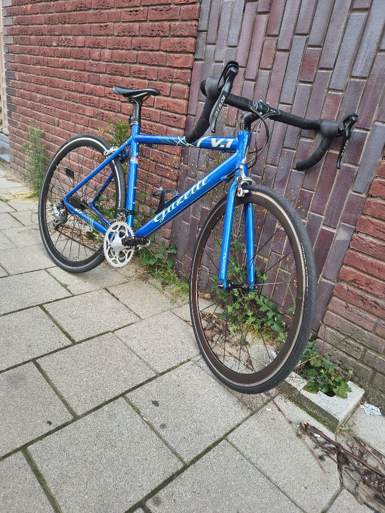 Gazelle V.1 18 speed, 28 inch, 50 cm frame, Ophalen, 28 inch, Gebruikt, Velgrem