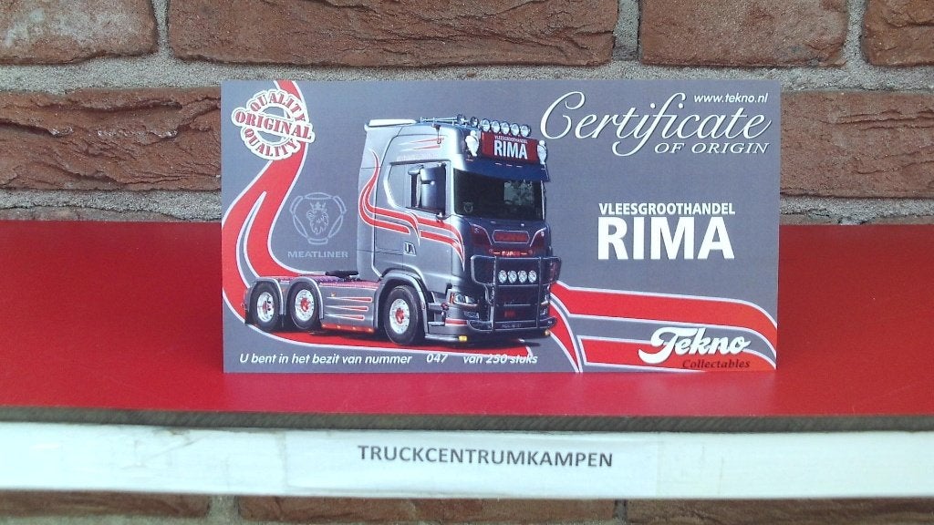 Tekno  Scania  Next  Gen  S - Serie  van  Rima.