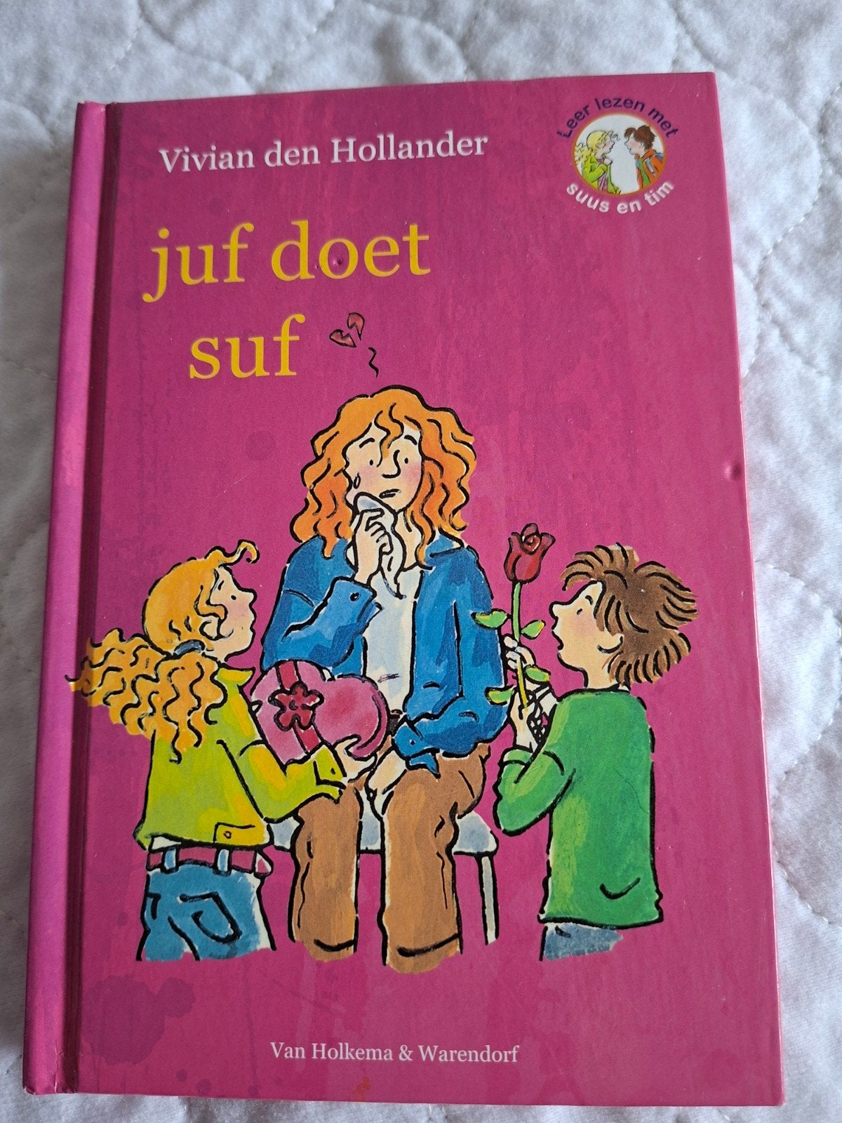 Juf doet suf - Vivian den Hollander (AVI-niveau start), Ophalen of Verzenden, Zo goed als nieuw, Vivian den Hollander, 2 tot 3 jaar