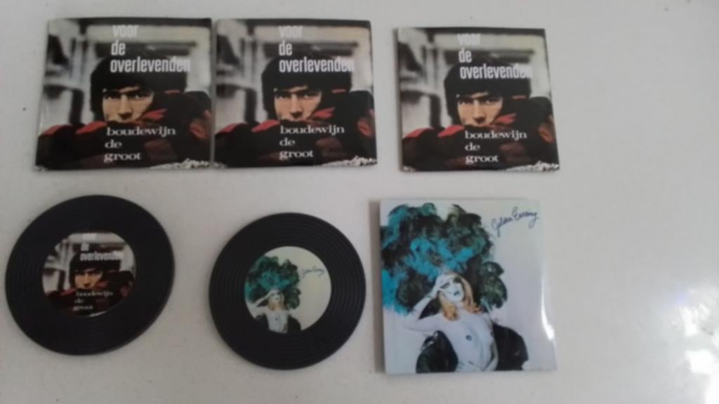 Boudewijn de Groot & Golden Earring onderzetters, Ophalen of Verzenden, Nieuw, Glas of Kopje
