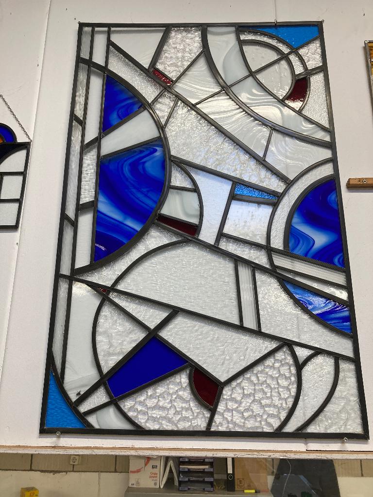 glas in lood ruiten, Ophalen, Gevelraam of Ruit, Minder dan 80 cm, Nieuw