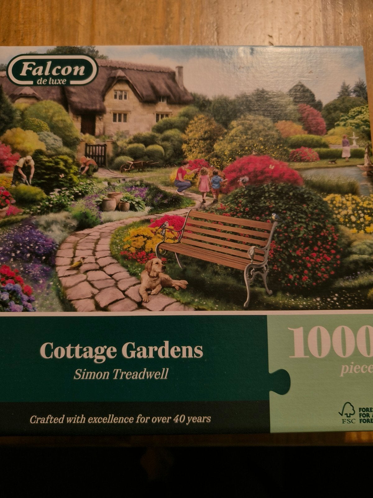 Falcon puzzel 1000 stukjes, Ophalen of Verzenden, 500 t/m 1500 stukjes, Zo goed als nieuw, Legpuzzel