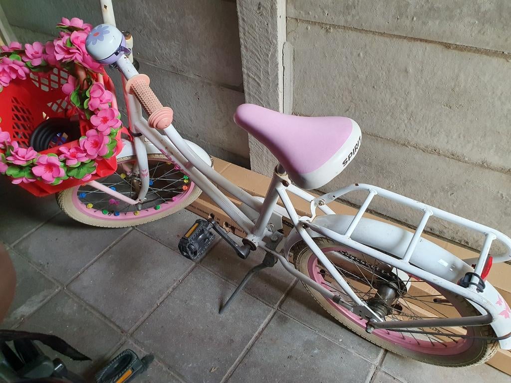 Meisjes fiets 6 tot 8 jaar, Fietsen en Brommers, Fietsen | Meisjes, Ophalen of Verzenden, Gebruikt, Spirit