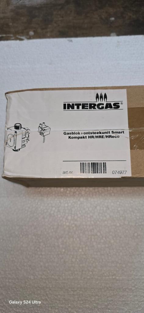 Intergas gasblok, Ophalen, Nieuw
