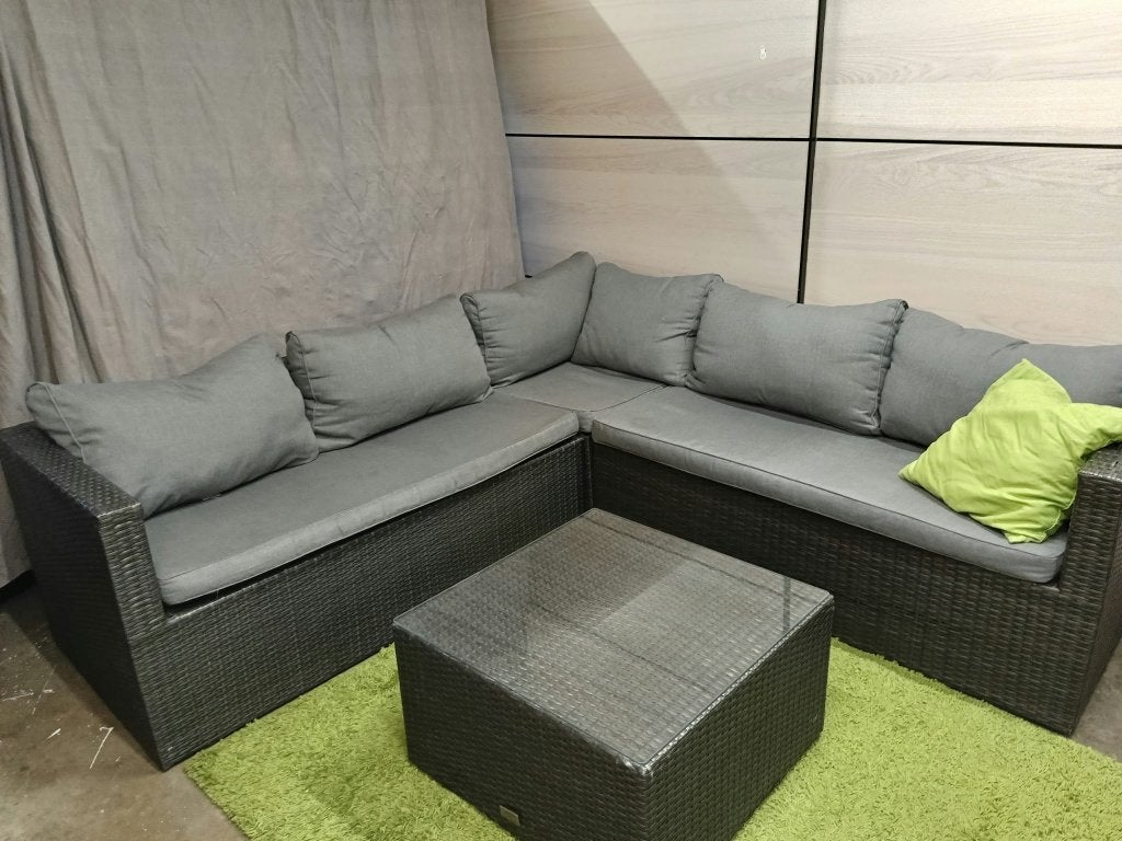 lounge set, Ophalen, 5 zitplaatsen, Kunststof, Gebruikt