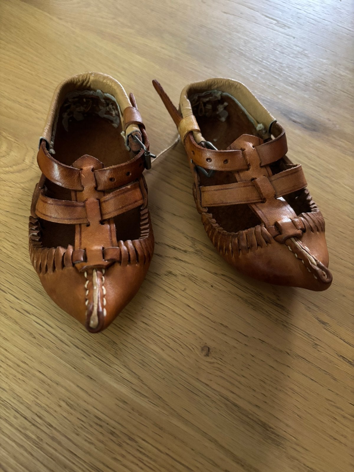 Opinga lederen sandalen Handgemaakt!, Kinderen en Baby's, Ophalen of Verzenden, Nieuw, Jongetje of Meisje, Schoentjes