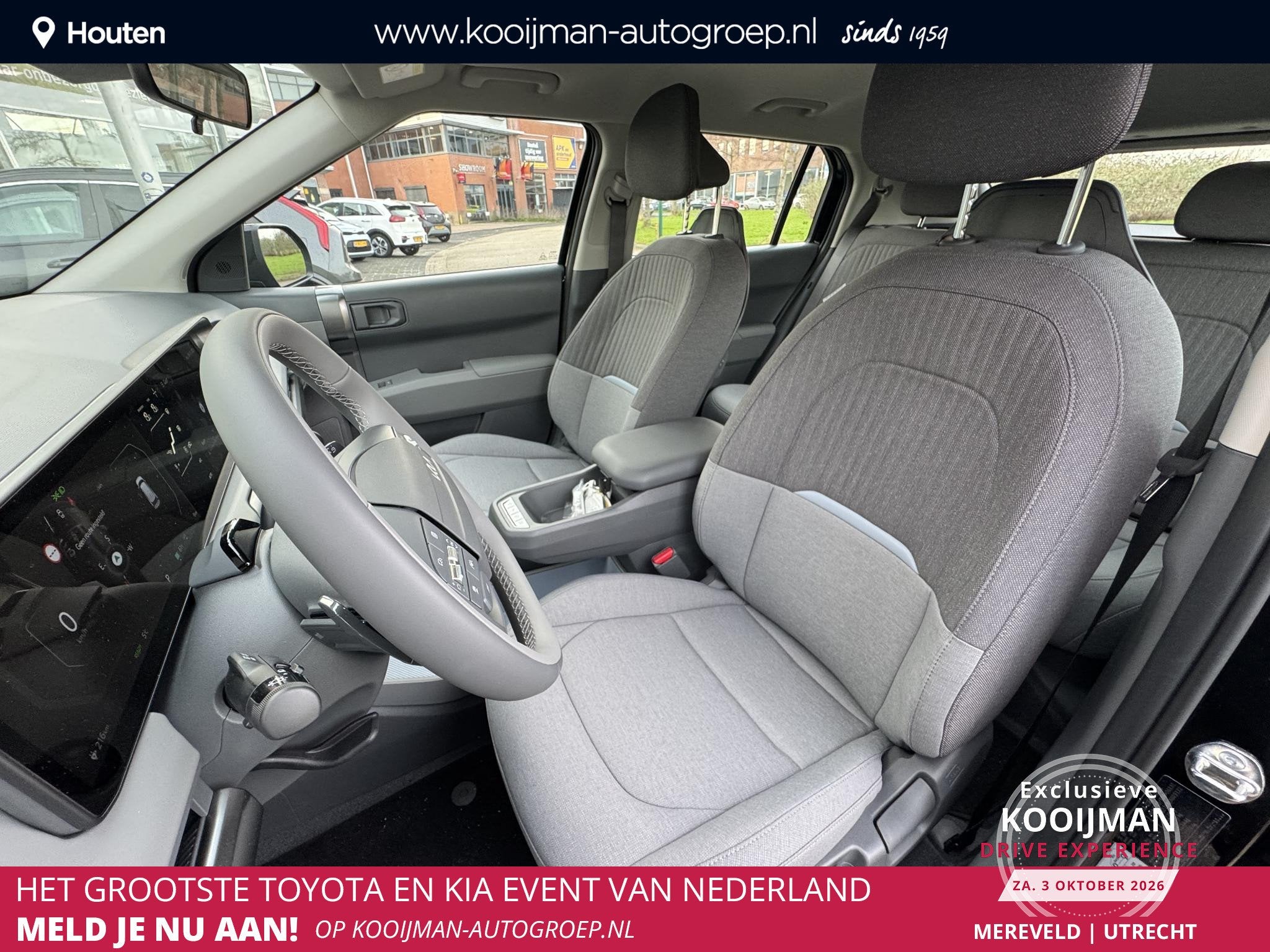 Kia EV3 Air 58.3 kWh Inclusief 3000 Euro Inruilpremie Comple, Auto's, EV3, Stof, 1700 kg, Nieuw
