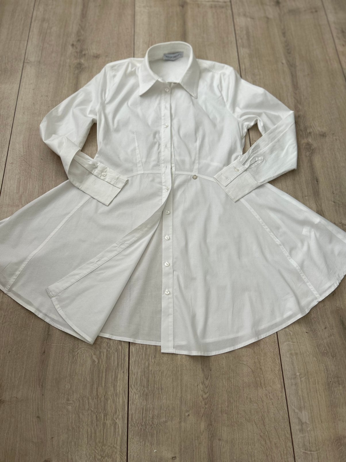 Witte dames blouse, Kleding | Dames, Ophalen of Verzenden, Zo goed als nieuw, Maat 36 (S), Wit