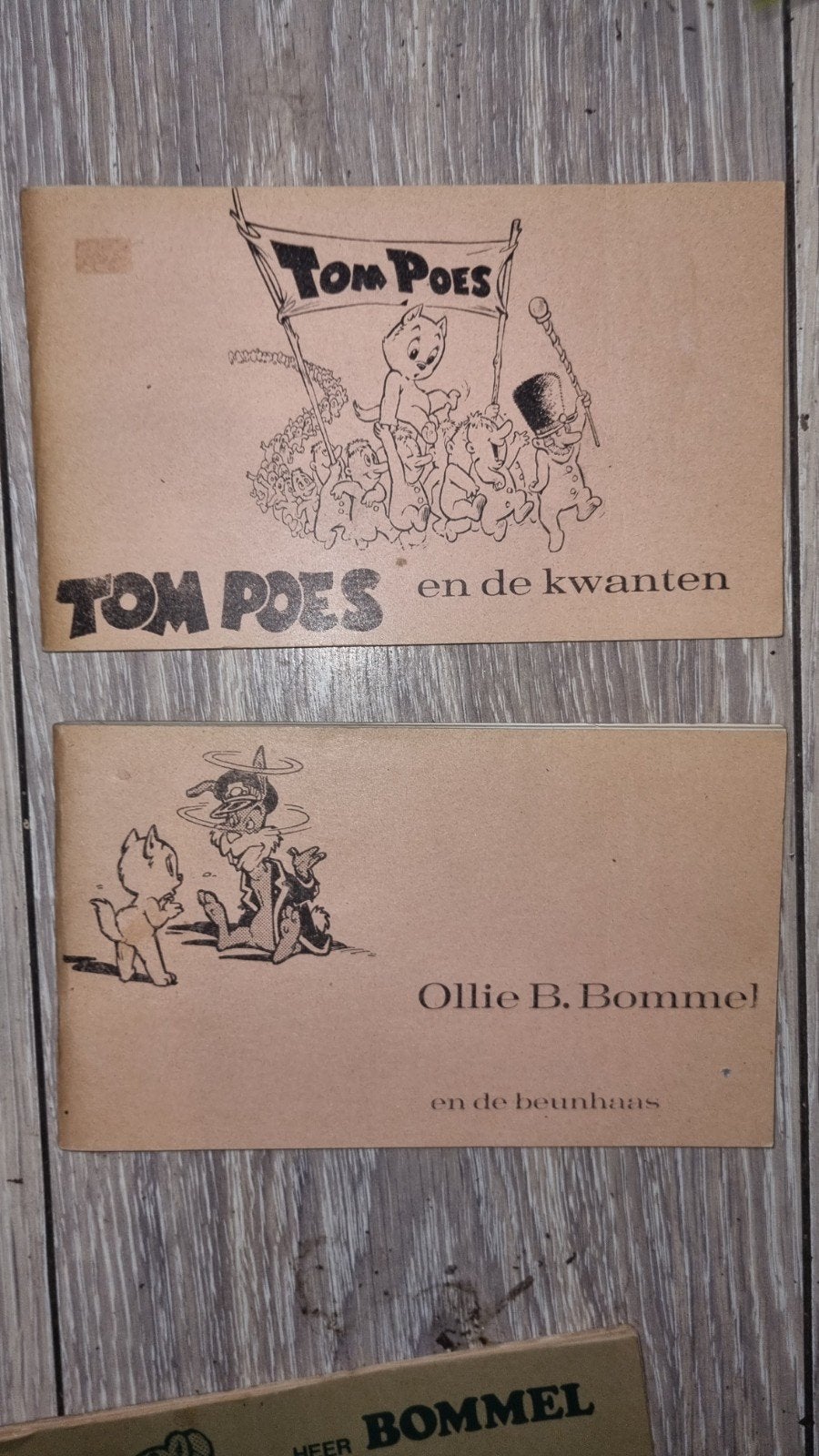 Ollie B. Bommel en Tom Poes stripboeken (2 stuks), Meerdere stripboeken, Ophalen of Verzenden, Gelezen, Marten Toonder