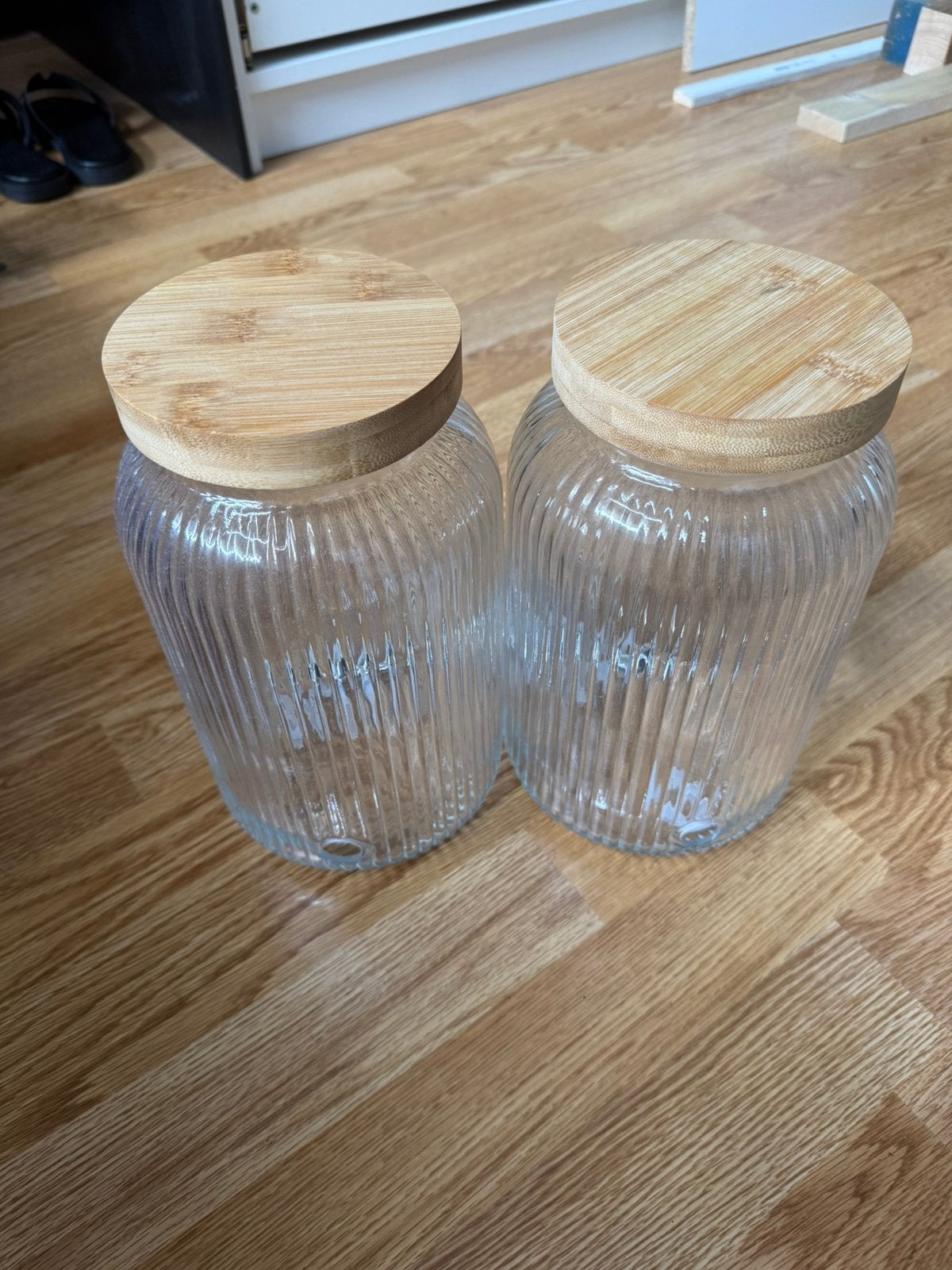 Limonade tap, Glas, Ophalen, Zo goed als nieuw, Met deksel