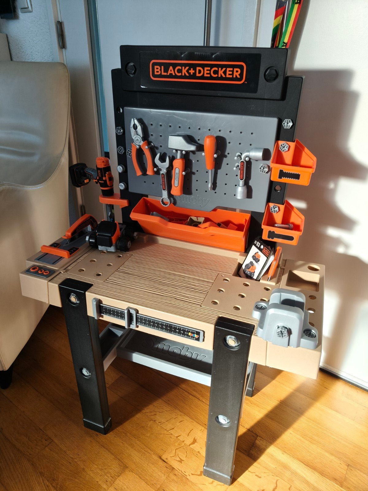 Black+Decker Kinder Werkbank met Gereedschap, Ophalen, Zo goed als nieuw, Jongen of Meisje