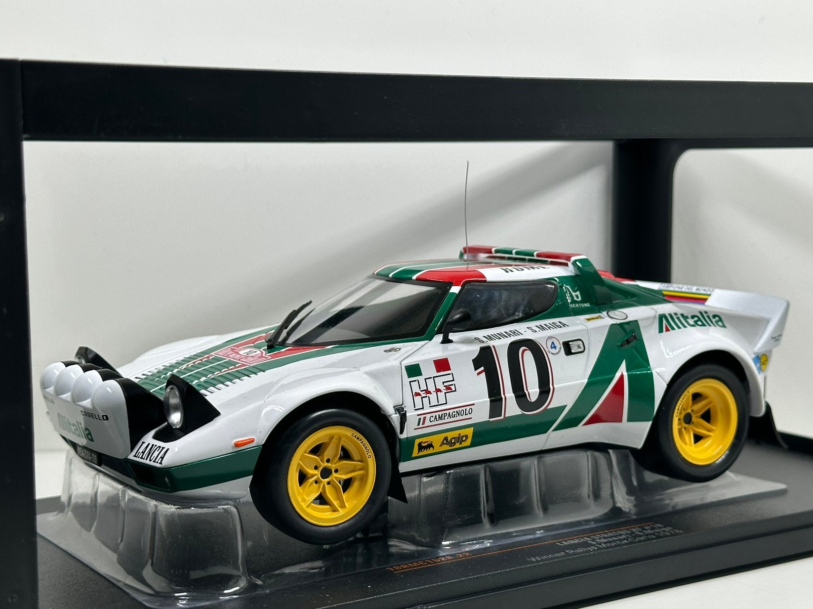 IXO 1:18 LANCIA STRATOS HF #10 RALLYE MONTE - CARLO 1976, Ophalen of Verzenden, Nieuw, Auto, Overige merken