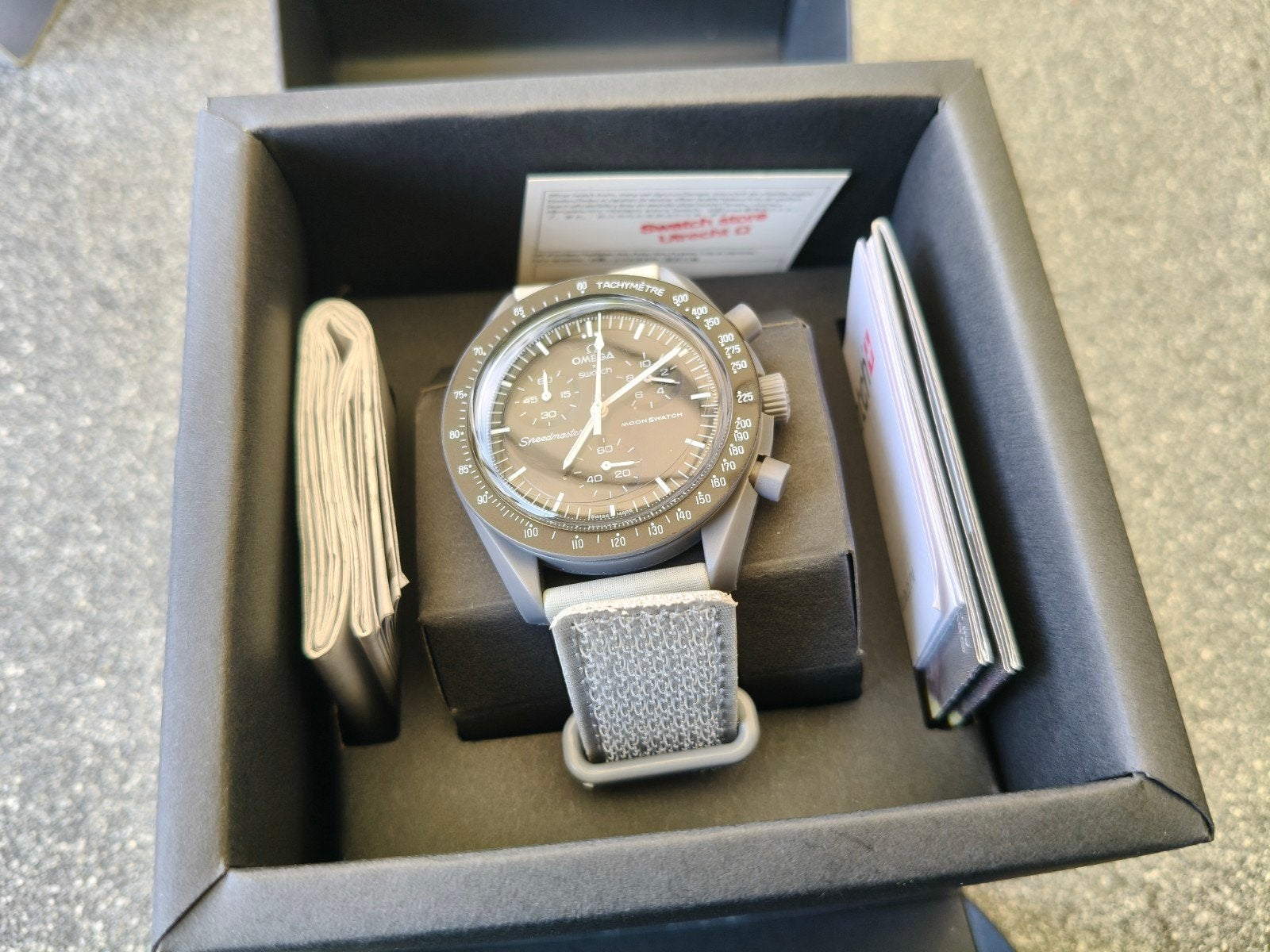 Swatch X Omega Mission to the Moon Mercury, Kunststof, Polshorloge, Nieuw, Kunststof