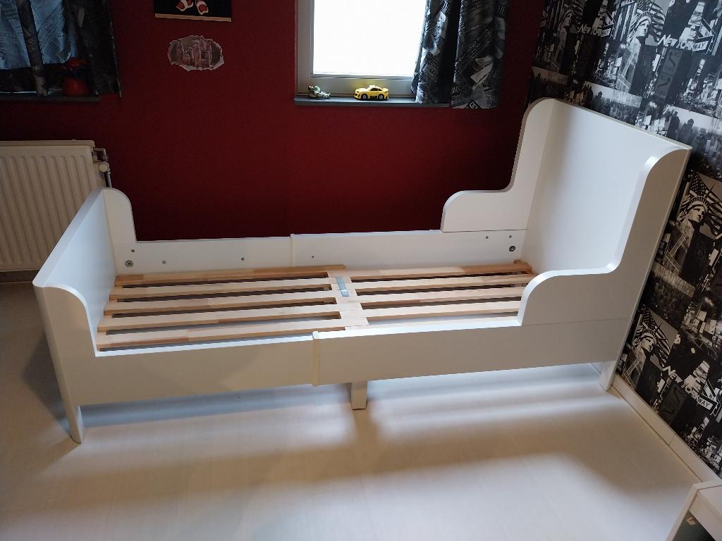 Meegroeibed, Kinderen en Baby's, Kinderkamer | Bedden, 85 tot 100 cm, Gebruikt, 180 cm of meer, Ophalen