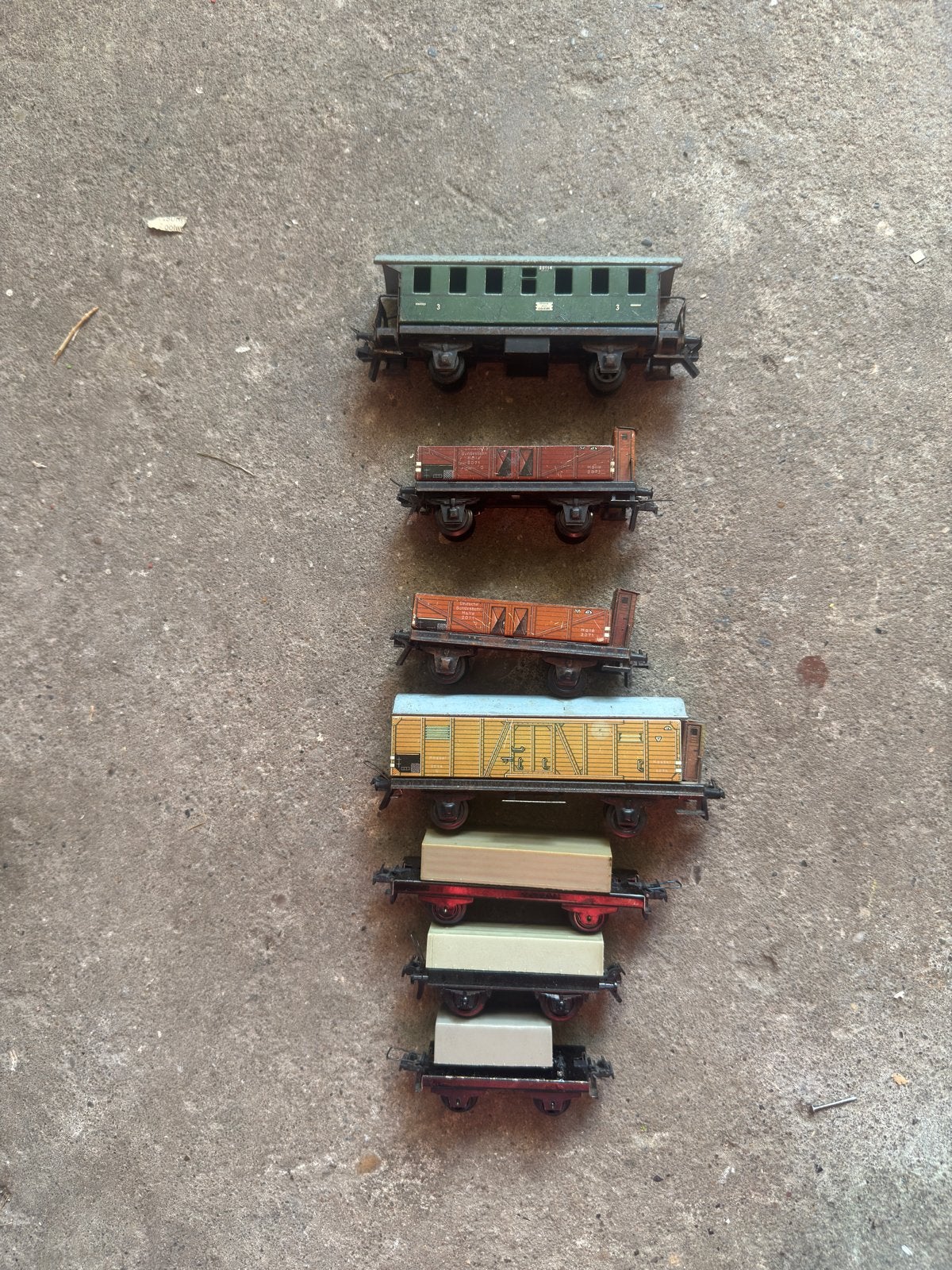 Blikken Trix Express wagons | 1/87 modelspoor h0, Gelijkstroom, Trix, Wagon, Ophalen of Verzenden