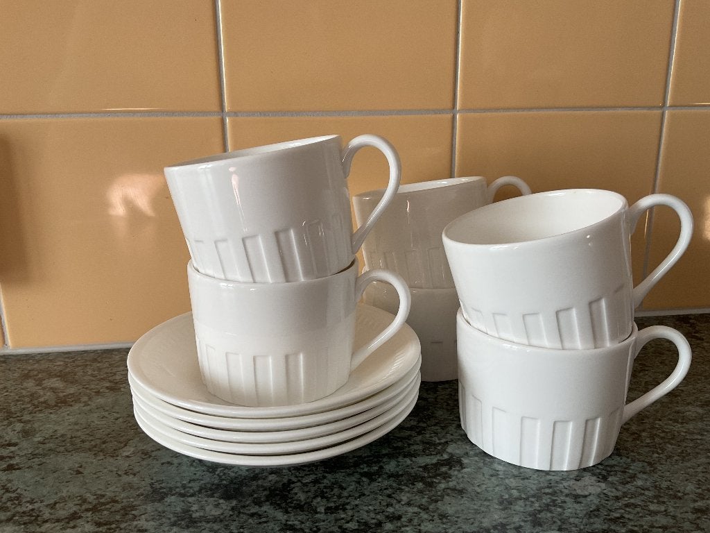 Wedgwood kop en schotels Colosseum, Ophalen of Verzenden, Zo goed als nieuw, Porselein, Kop en/of schotel