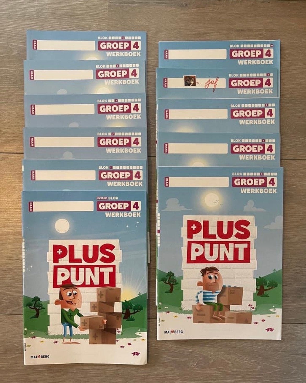 Rekenen Groep 4 Werkboeken - Pluspunt nieuw!, Ophalen of Verzenden, Zo goed als nieuw, Overige niveaus, Overige vakken