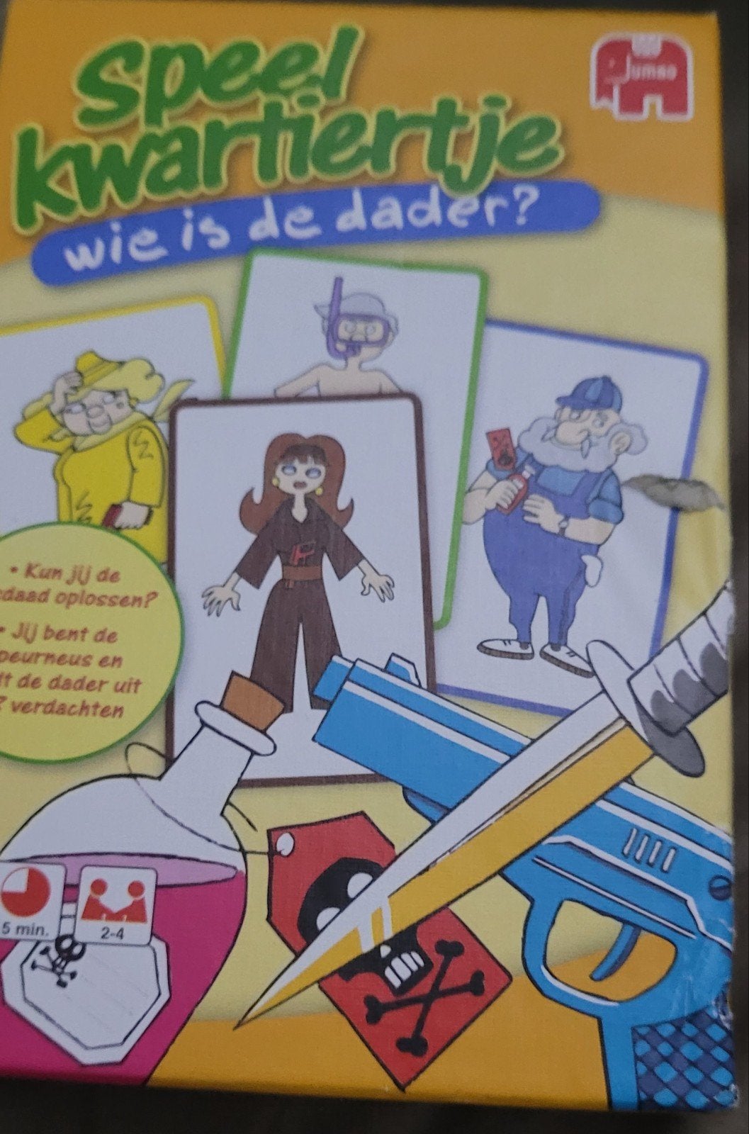 Jumbo Speelkwartiertje: Wie is de dader?, Jumbo, Nieuw, Ophalen of Verzenden, Een of twee spelers