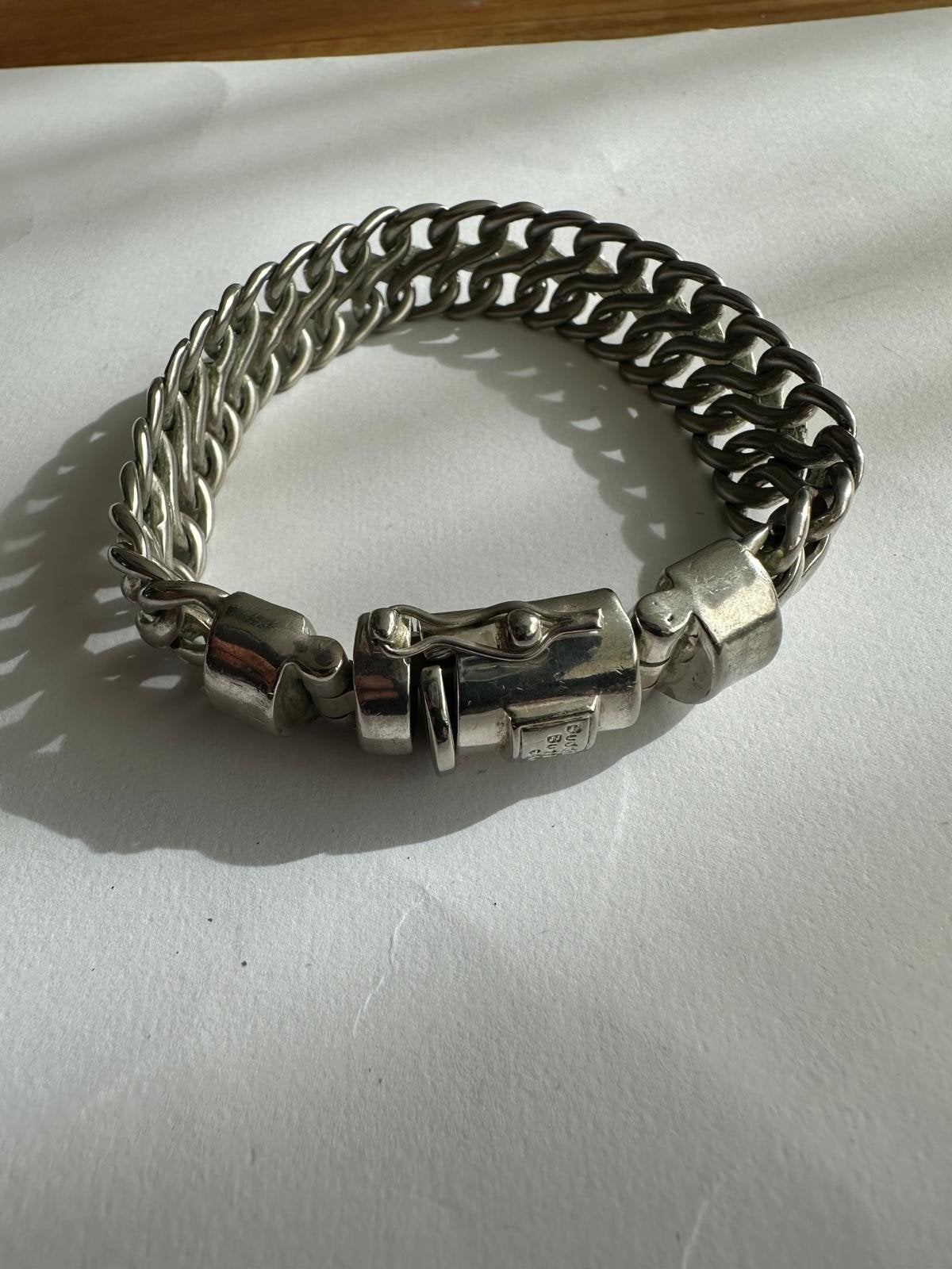 Buddha to Buddha armband, lees de omschrijving, Ophalen of Verzenden, Zo goed als nieuw, Zilver, Zilver