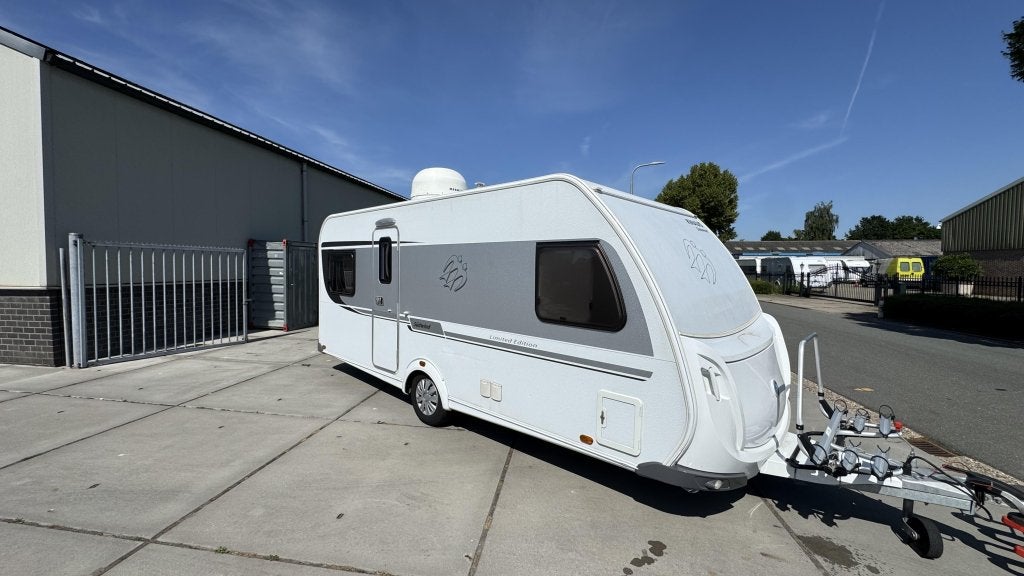 Knaus Sudwind Limited Edition 500 FU, Caravans en Kamperen, Caravans, Rondzit, Schokbreker, Bedrijf, Overige typen