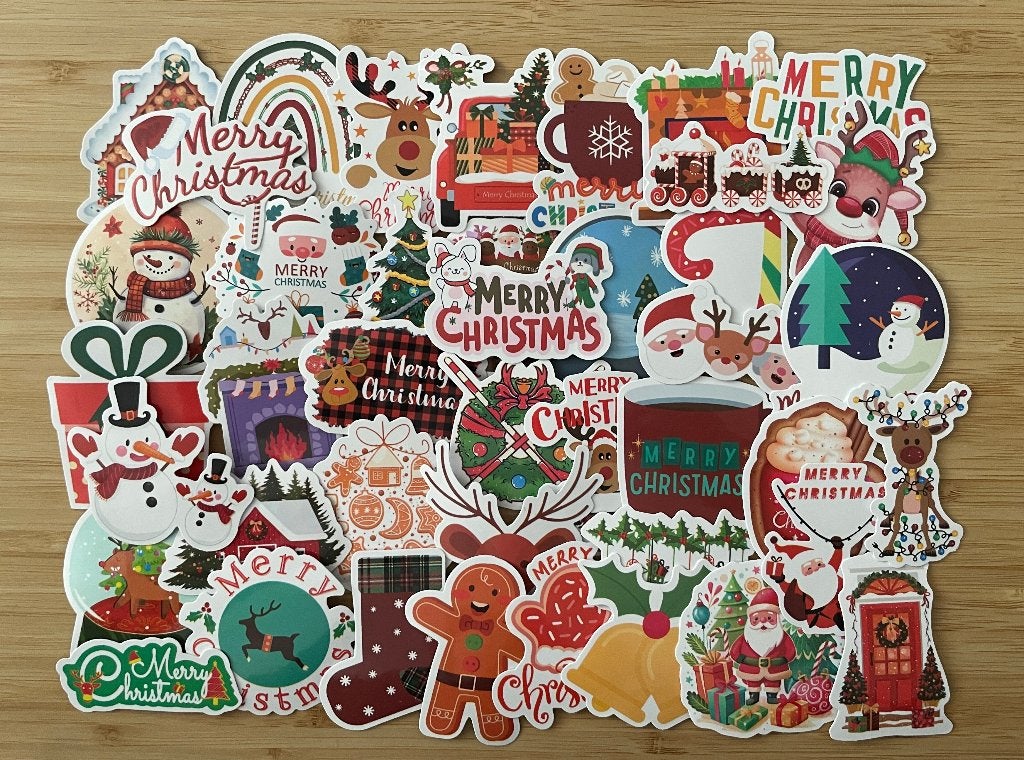 Kerst stickers, Verzenden, Nieuw, Meerdere stickers
