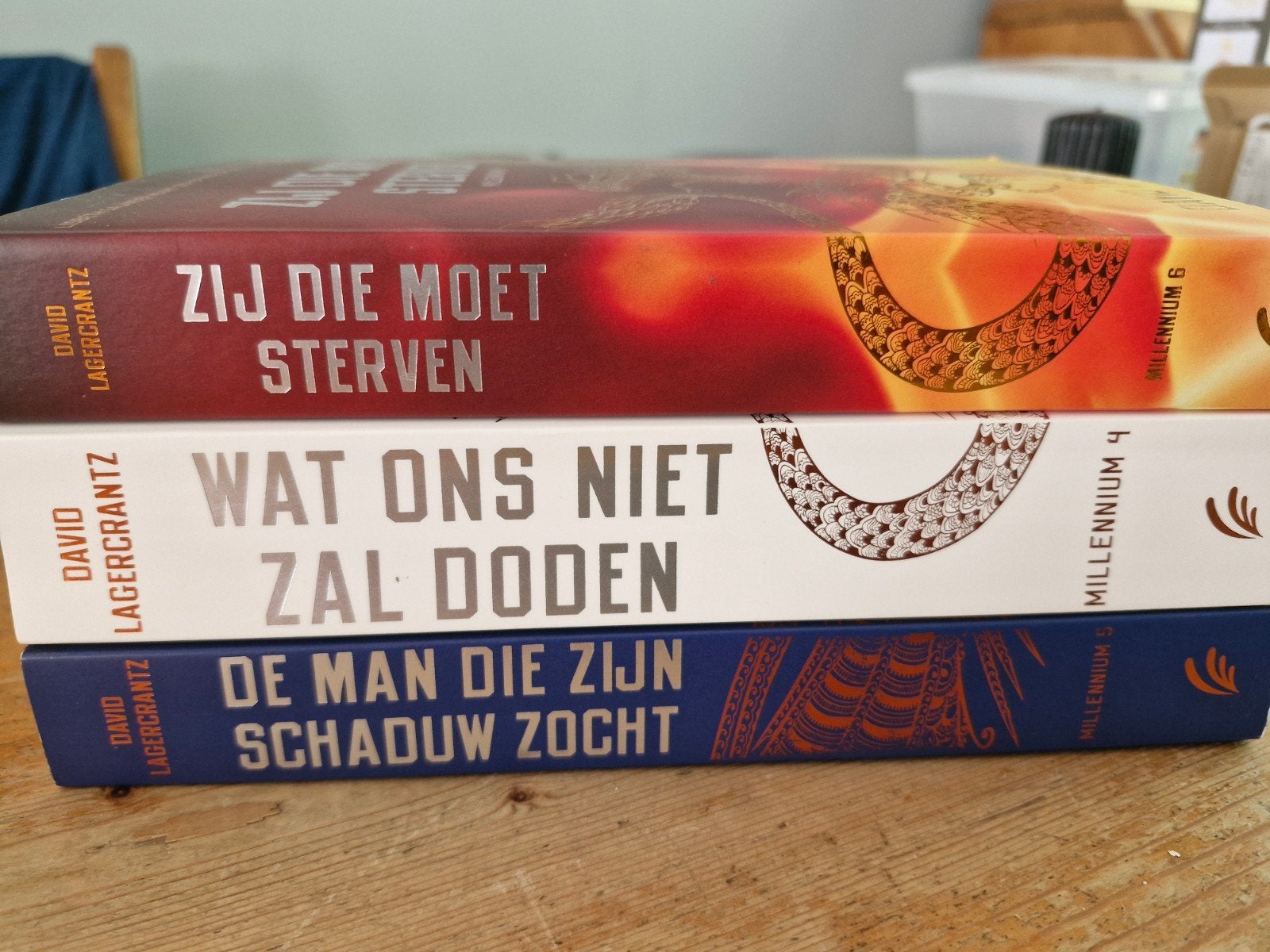Millennium serie deel 4, 5 en 6 van David Lagercrantz, Boeken, Ophalen of Verzenden, Gelezen