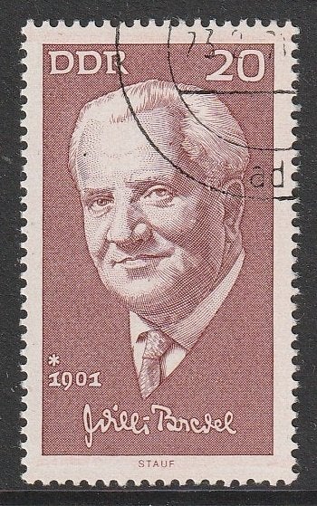 DDR 1971 1647 W Bredel, Gest, Ophalen of Verzenden, DDR, Gestempeld