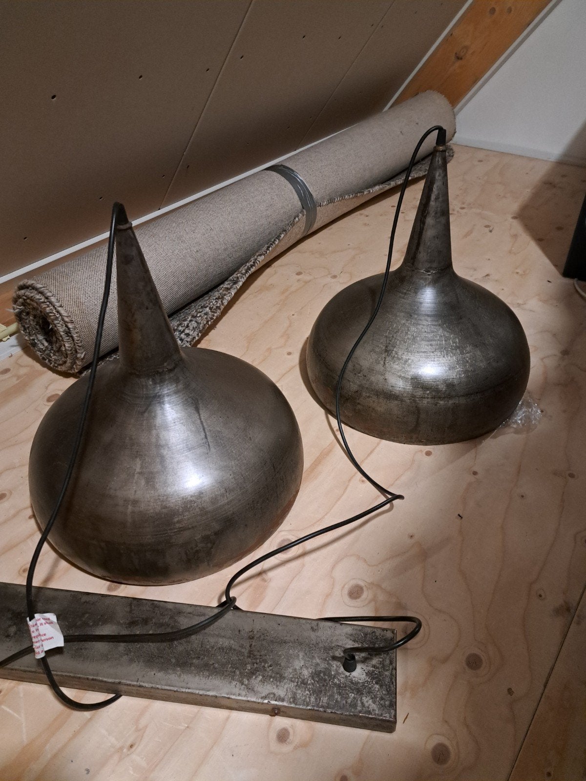 Landelijke Dubbele Hanglamp - Nieuwstaat, Ophalen of Verzenden
