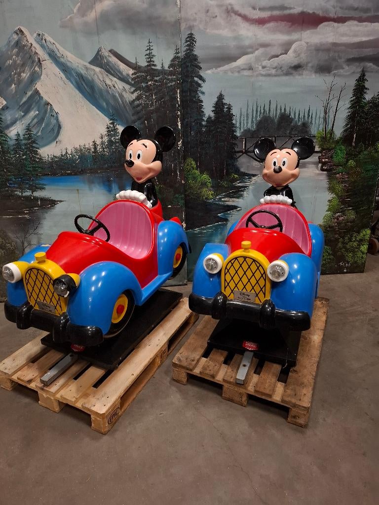 mickey mouse kiddy ride kermis, Ophalen, Gebruikt