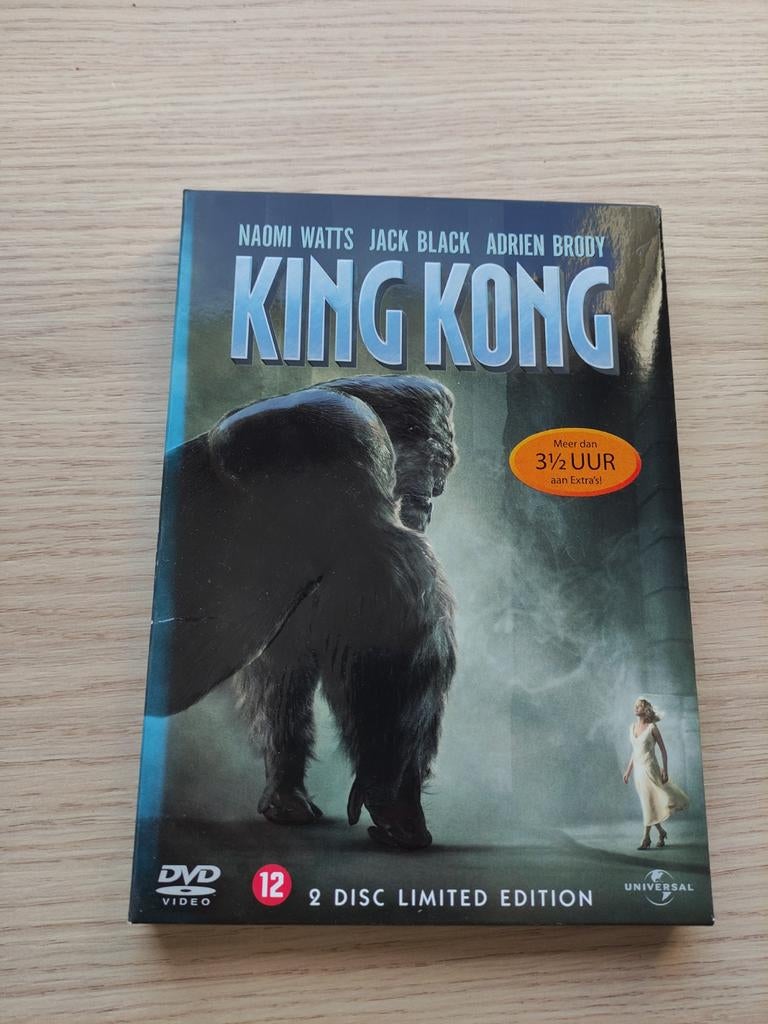 King Kong (2005) 2 Disc Limited Edition DVD, Cd's en Dvd's, Vanaf 12 jaar, Ophalen of Verzenden, Gebruikt, Actie