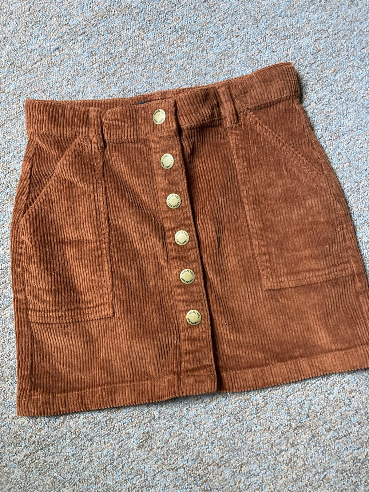 Rib rokje bruin maat 146, Ophalen of Verzenden, Nieuw, Meisje, Jurk of Rok