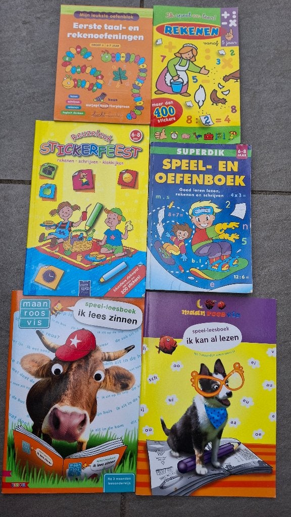 6 oefenboekjes doeboekjes leren lezen en schrijven – NIEUW, Ophalen of Verzenden, Zo goed als nieuw, Overige onderwerpen, Geschikt voor kinderen
