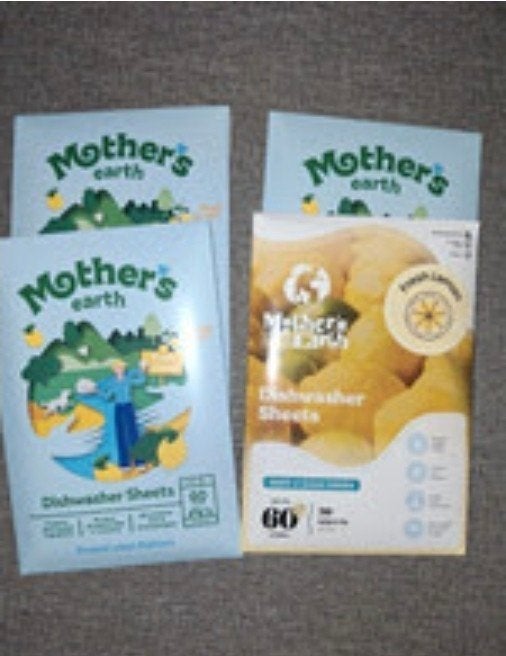 Mother's Earth Vaatwasstrips - 60 stuks, Ophalen of Verzenden, Nieuw, Minder dan 85 cm