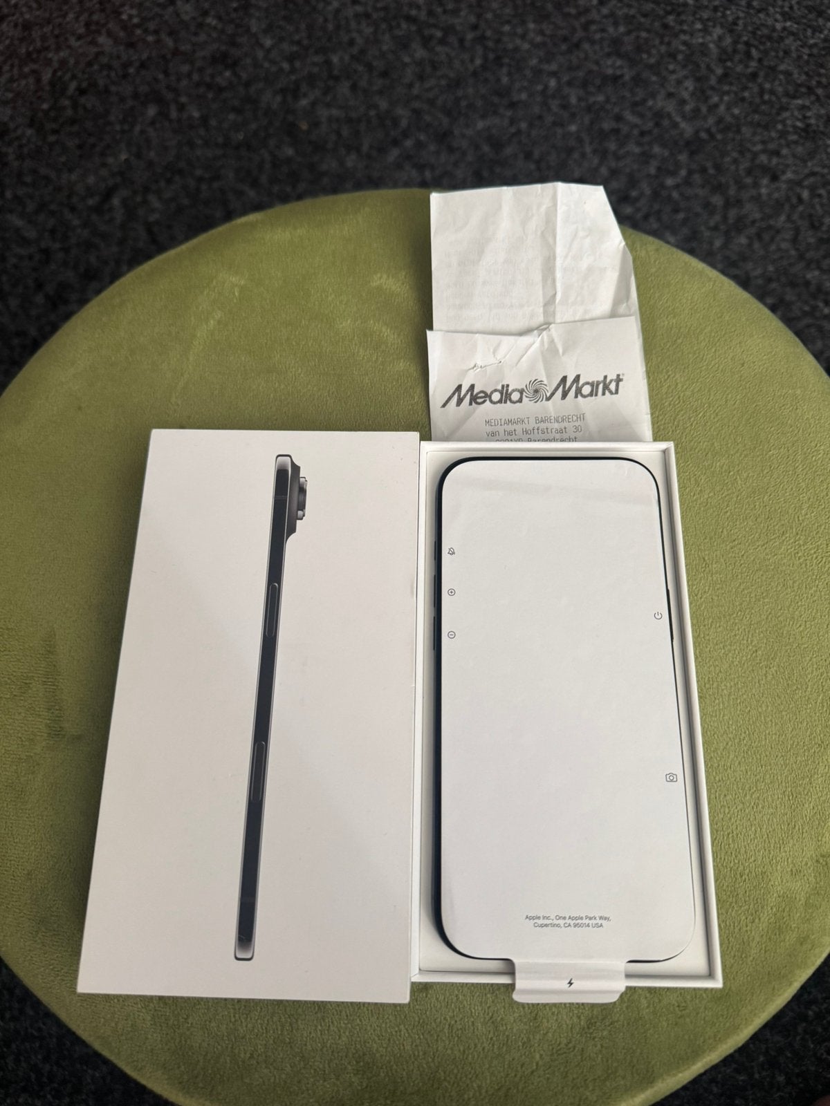 iPhone Air Space Black 256GB - Gloednieuw met aankoopbon, Ophalen, Nieuw, Zwart, 256 GB