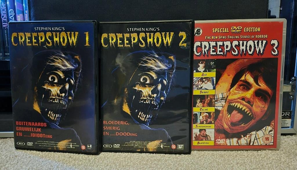 Creepshow 1-3 Collection (stephen king / 1982-2006), Vanaf 16 jaar, Ophalen of Verzenden, Gebruikt, Overige genres