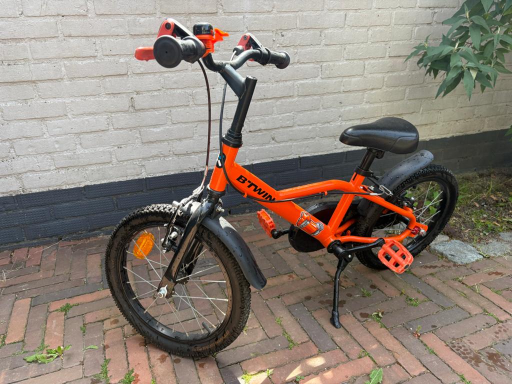 Btwin fiets 16 inch, Ophalen, Gebruikt, 16 tot 20 inch