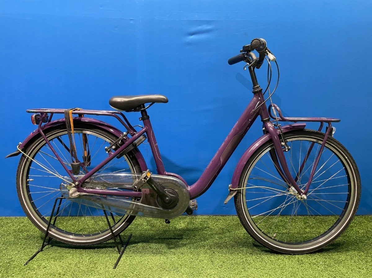 Batavus Star 24" Meisjes Paars, Ophalen, 20 inch of meer, Gebruikt, -