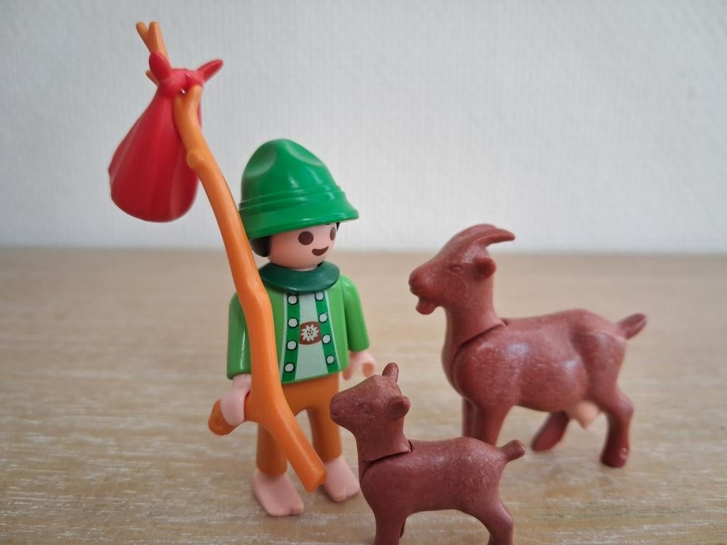 Playmobil geitenhoeder met knapzak setnr 4516, Ophalen of Verzenden, Zo goed als nieuw, Complete set