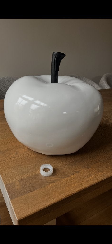 Feri appel ornament , wit , nieuw, Huis en Inrichting, Ophalen, Nieuw, Modern, Wit