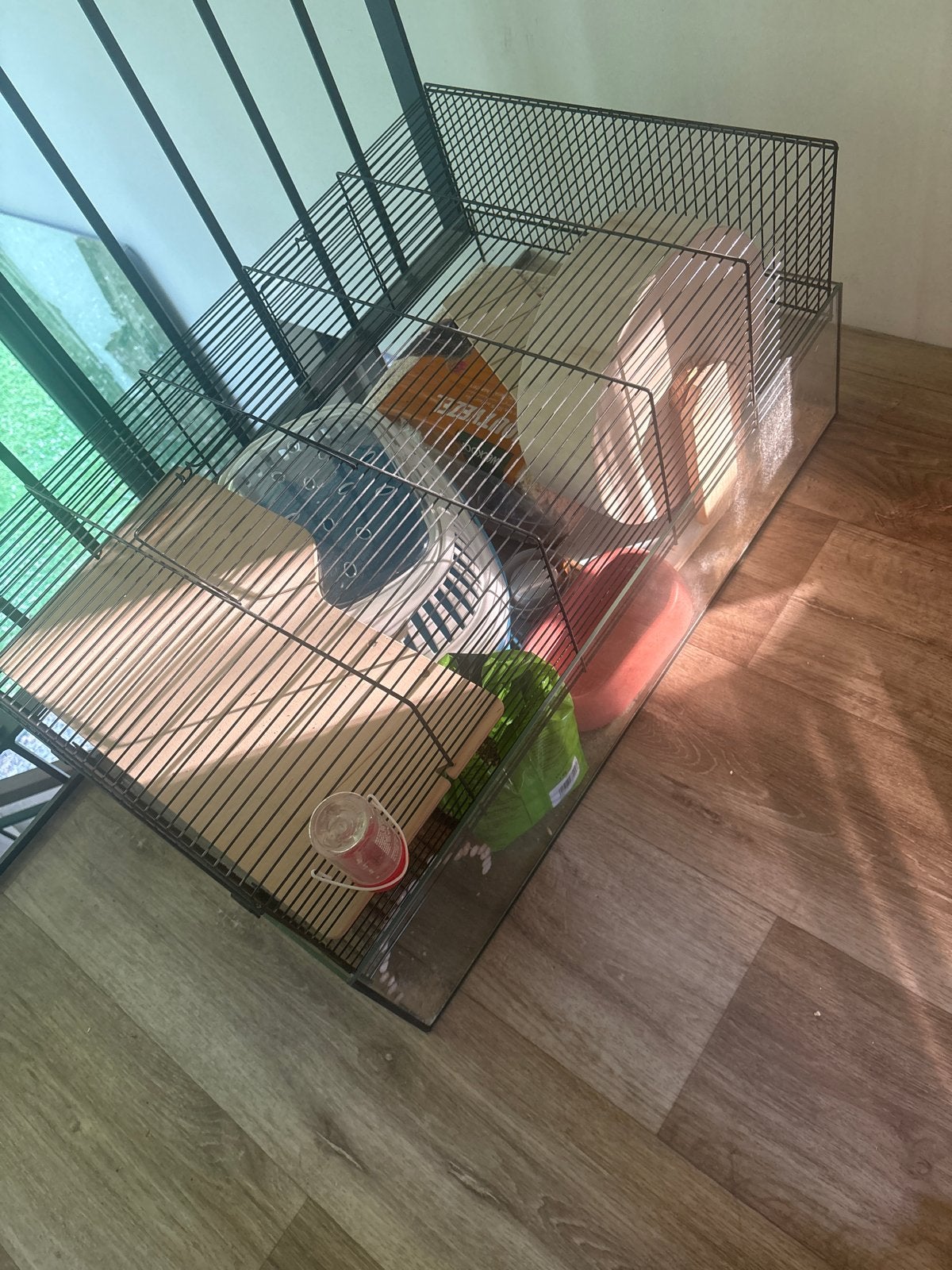 Hamsterkooi, Dieren en Toebehoren, Knaagdieren en Konijnen | Toebehoren, Ophalen of Verzenden, Gebruikt, Loopwiel of Rad