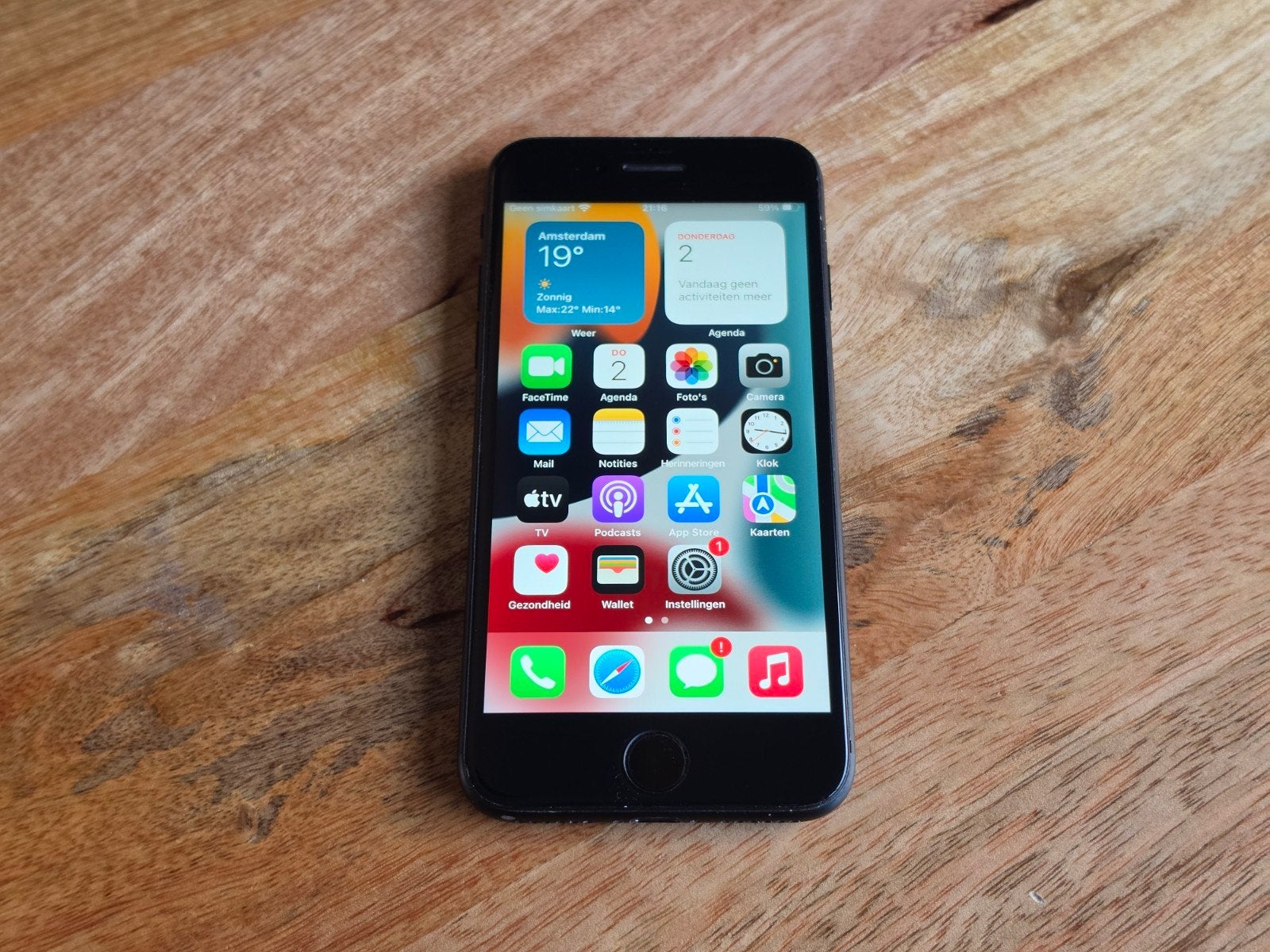 Apple iPhone 7 (128 GB) - zwart, Telecommunicatie, Mobiele telefoons | Apple iPhone, 89 %, Zwart, Ophalen of Verzenden, Zonder simlock