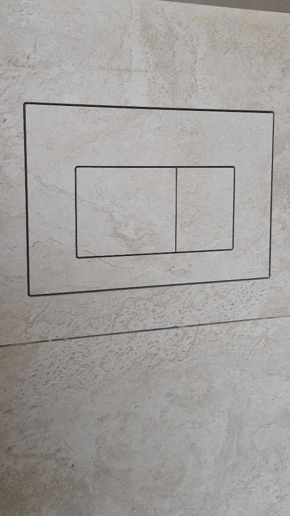 Verborgen bedieningsplaat Geberit Sigma compatibel, Verzenden, Nieuw, Rvs, Toilet