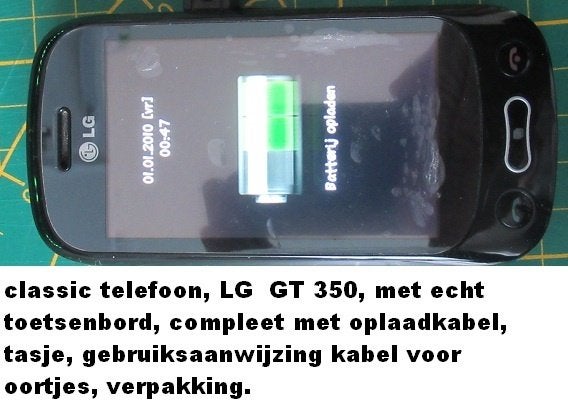 LG GT350 mobile telefoon, met echt toetsenbord, tasje  etc., Telecommunicatie, Mobiele telefoons | LG, Gebruikt, Ophalen of Verzenden