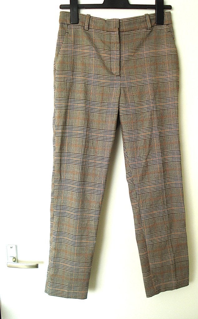 H&M chino pantalon broek - conf.mt 36/mt XS, Kleding | Dames, H&M, Beige, Ophalen of Verzenden, Zo goed als nieuw