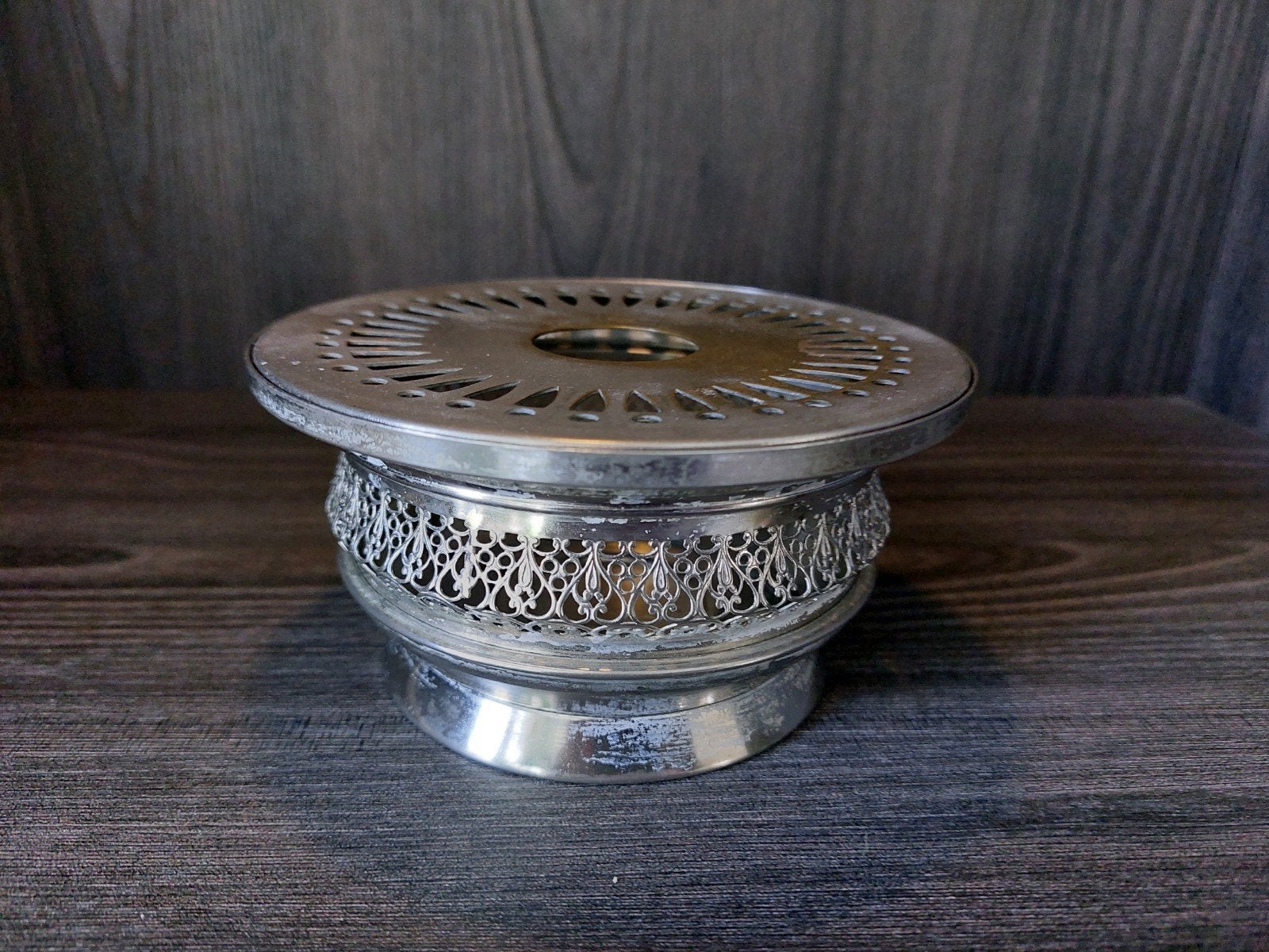 Vintage rechaud / theestoof – Daalderop KMD Tiel, Ophalen