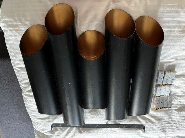 Industriële wandlamp - Whistle, Huis en Inrichting, Ophalen, Overige fittingen, Zo goed als nieuw, Metaal